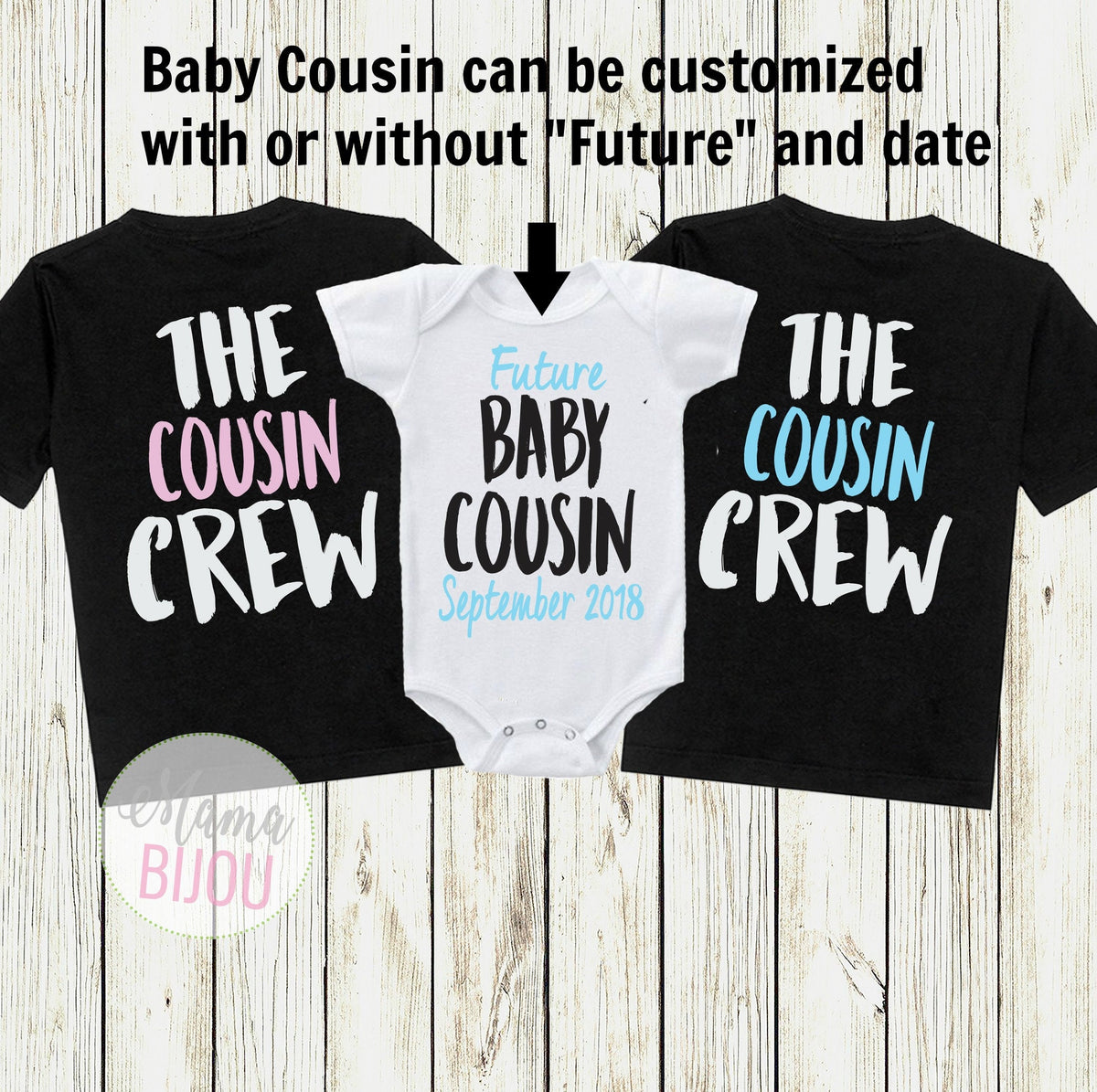 Sibling Announcement Shirt: "The Crew" Matching Family Tees