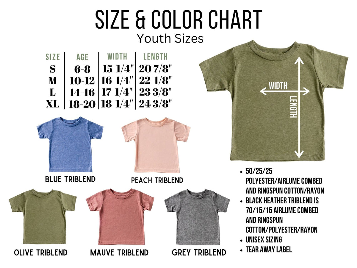 Long Live Boyhood Shirt: Olive Triblend Toddler & Youth Tee