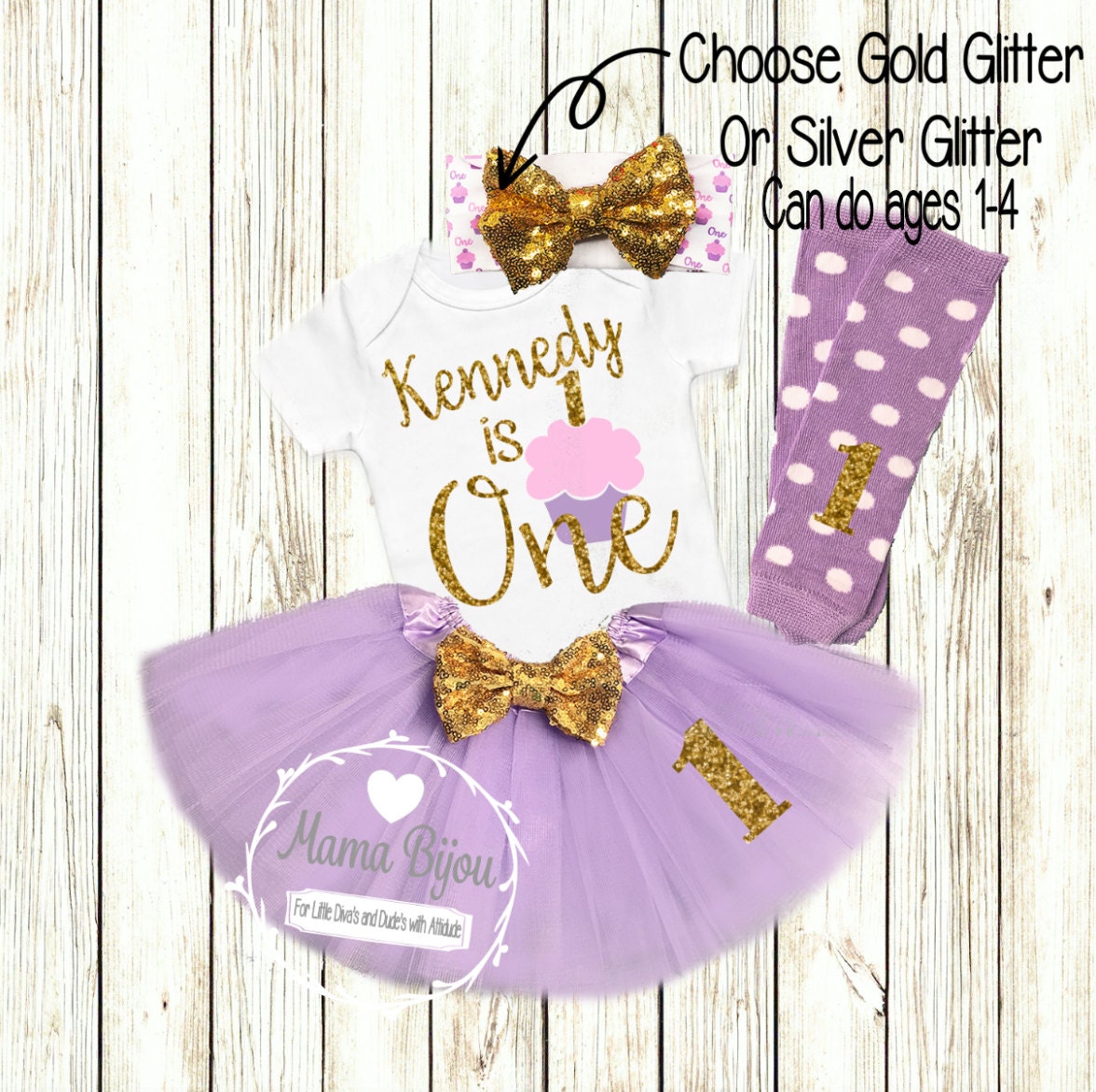 Personalized Birthday Leg Warmers: Glitter Number, Baby Girl Clothing