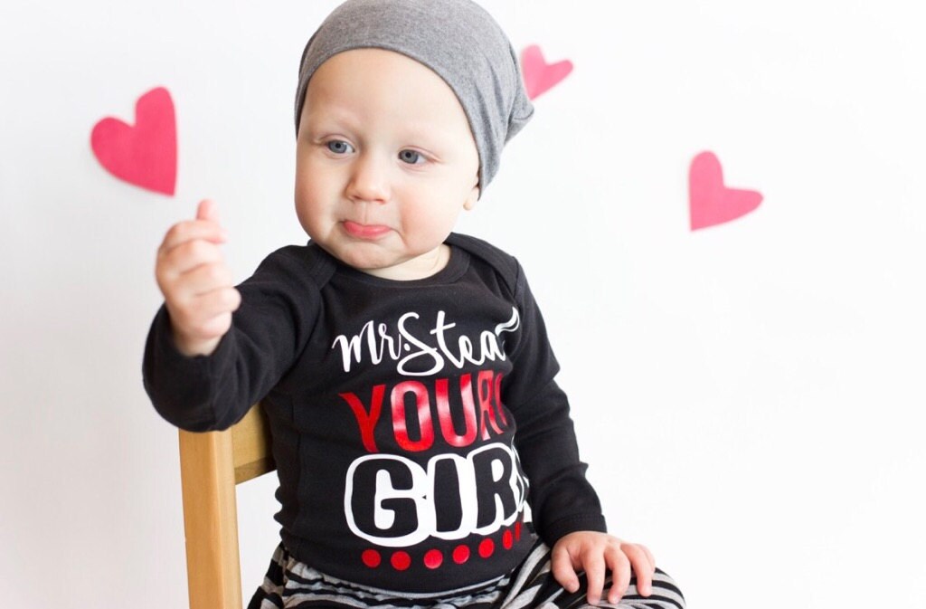 Baby Boy Clothes, Baby Shower Gift, Funny Kids Clothing, Toddler Shirt, Newborn Baby Clothing, Hip Baby Gift Mr Steal Your Girl- SHIRT ONLY