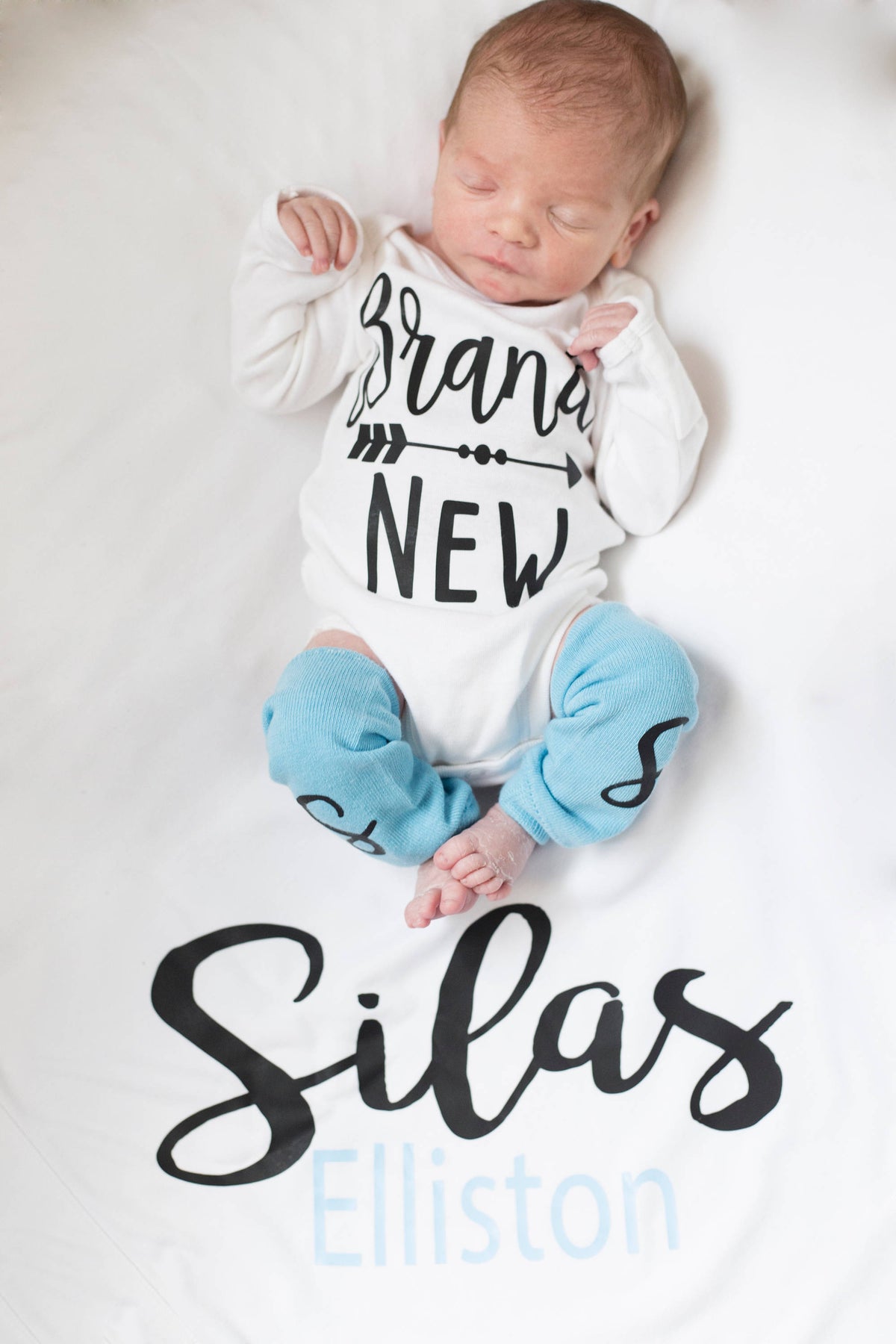 Newborn Boy Coming Home Outfit: Arrow Baby Clothes Set