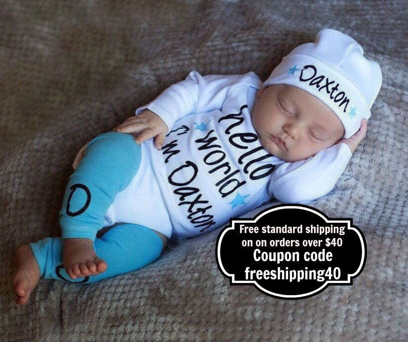 Personalized Baby Boy Blanket: Arrow Swaddling Blanket, Newborn Gift