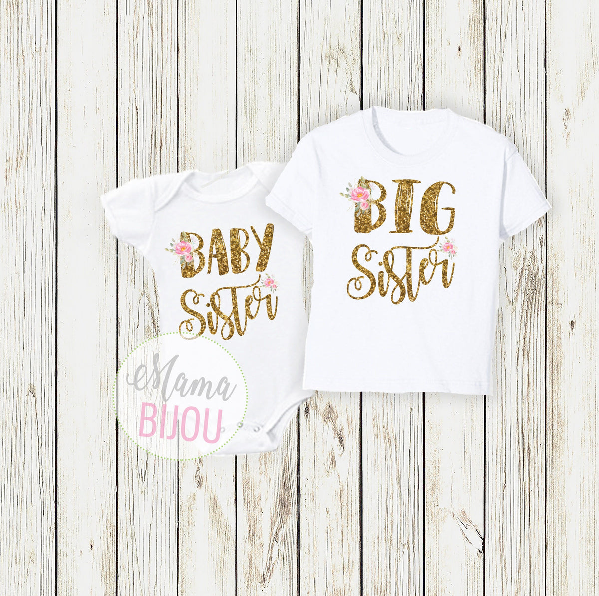 Big Sister Little Sister Matching Outfit: Sibling Announcement Shirts