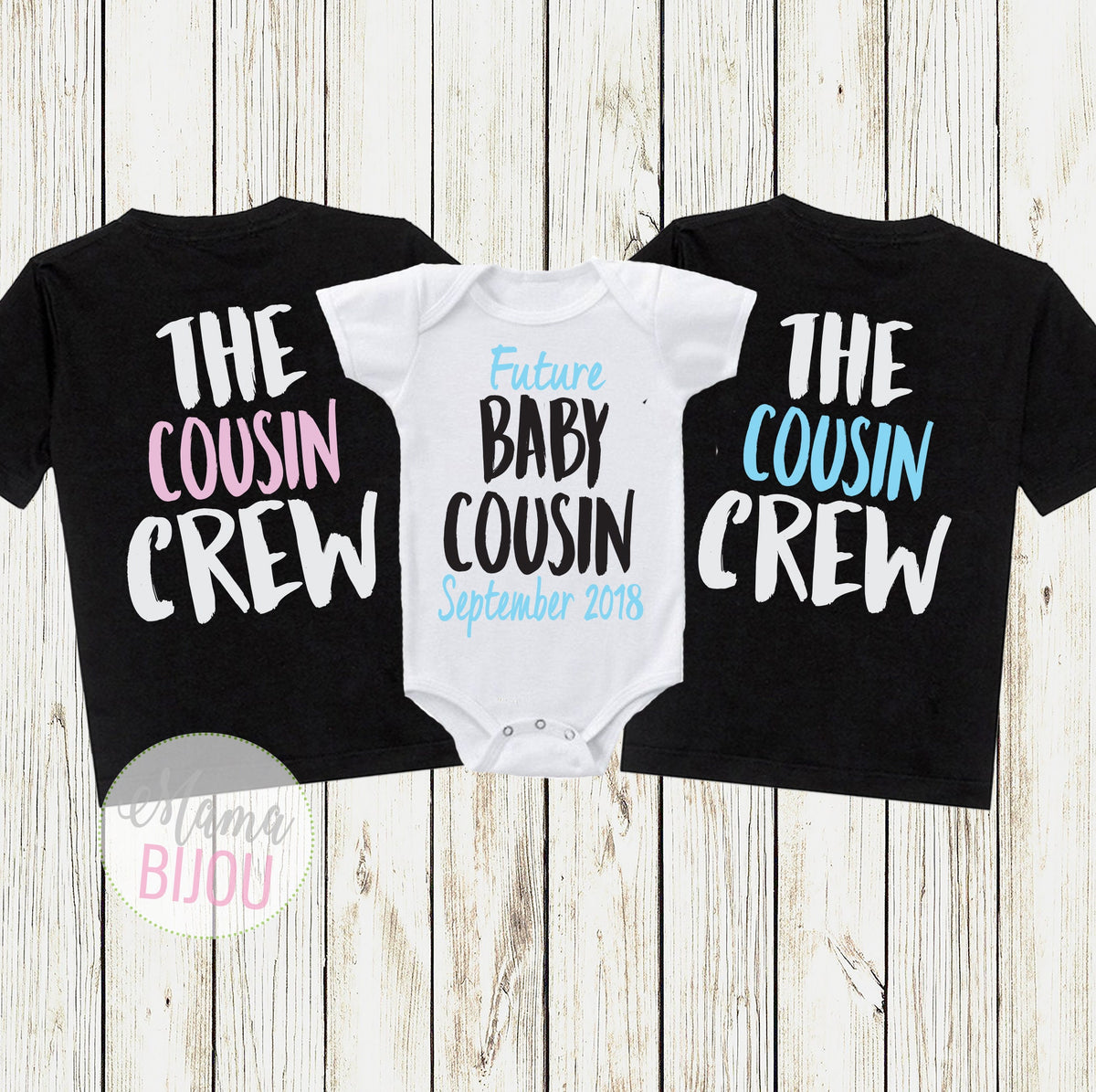 Personalized Sibling Shirt Set: New to the Crew, Brother Sister Shirts