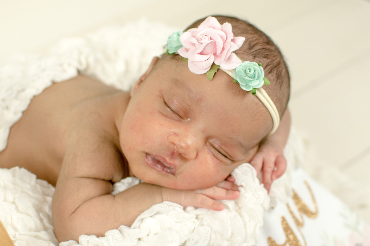 Newborn Girl Swaddle Blanket Headband Personalized Baby Blanket Receiving Blanket Floral Swaddling Blanket Boho Baby Shower Gift Girl Set