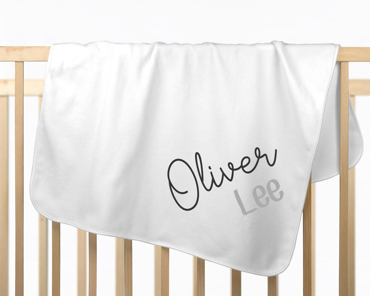 Personalized Newborn Boy Knotted Gown: Cotton Coming Home Outfit
