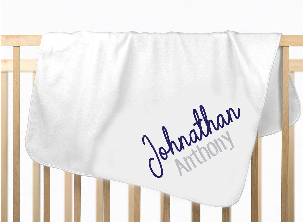 Personalized Newborn Knotted Gown: Mint Baby Boy Coming Home Outfit