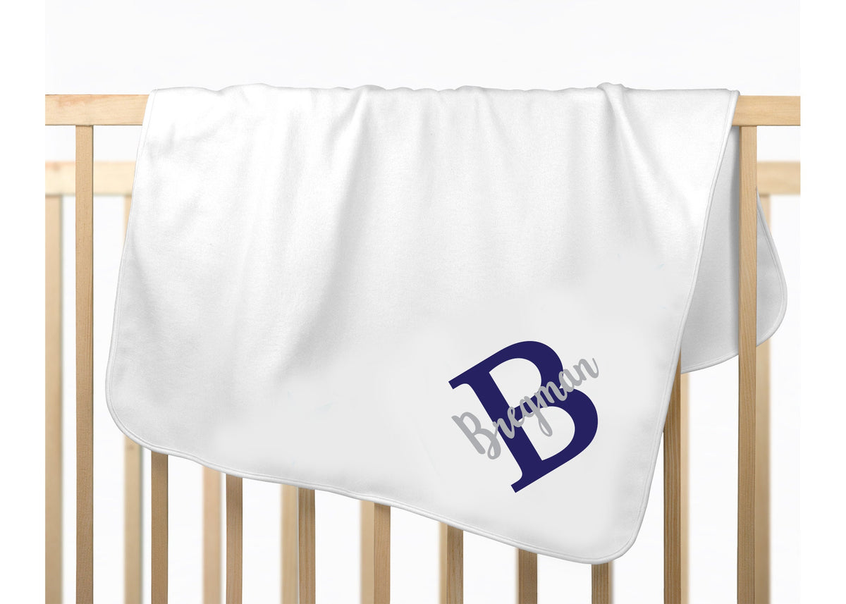Monogram Baby Boy Coming Home Outfit: Personalized Newborn Romper & Hat