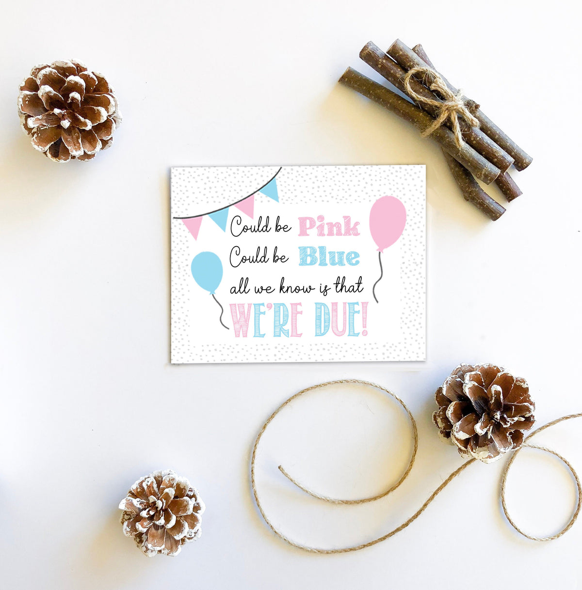 Surprise Pregnancy Announcement Gift Box: Baby Reveal Bodysuit