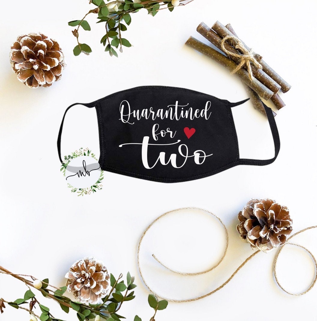 Quarantine Pregnancy Announcement Face Mask: Mom To Be Gift