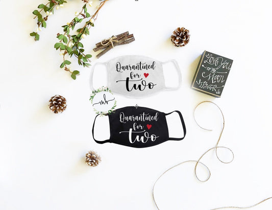 Quarantine Pregnancy Announcement Face Mask: Mom To Be Gift