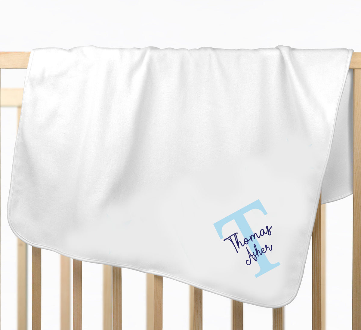 Personalized Newborn Boy Coming Home Outfit: Navy Cotton Romper Set