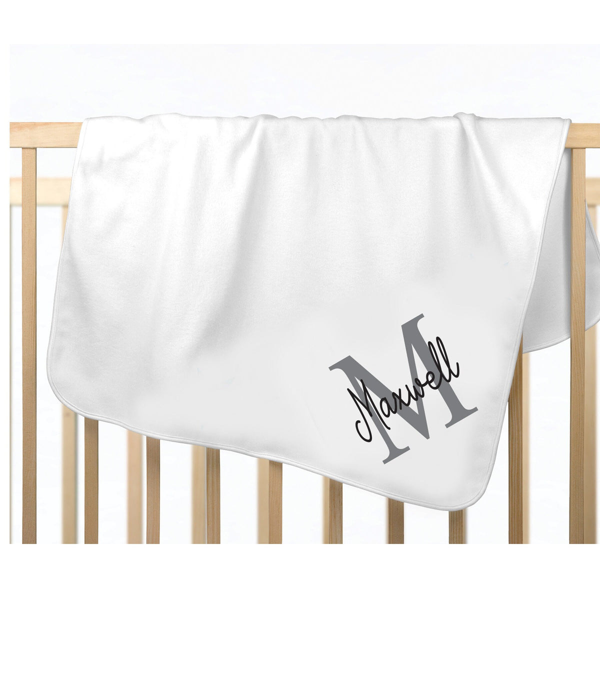 Personalized Newborn Boy Coming Home Outfit: Charcoal Gray Romper, Hat & Blanket