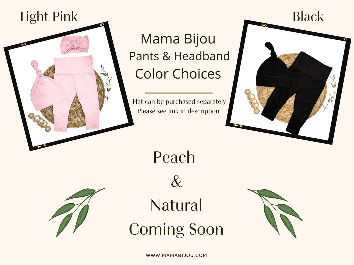 Personalized Newborn Girl Outfit: Little Sister Bodysuit, Pants & Headband