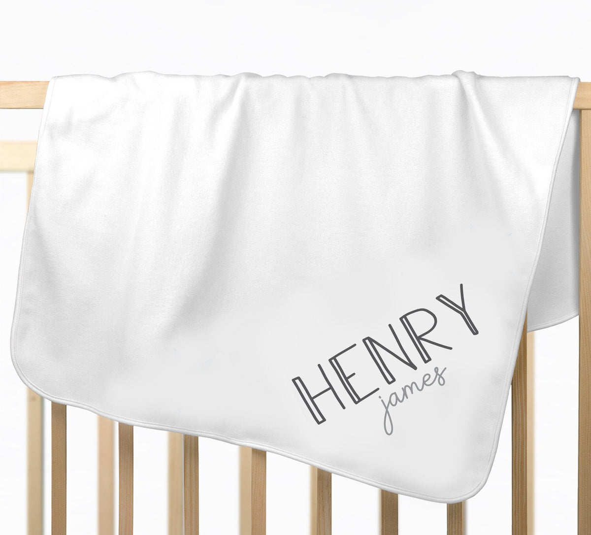 Personalized Newborn Boy Coming Home Outfit: Gray Romper & Hat Set