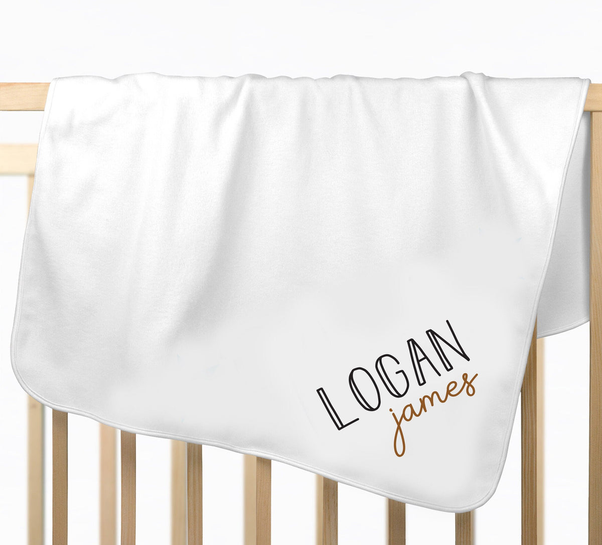 Personalized Newborn Boy Outfit: Rust Pants, Knotted Hat & Bodysuit