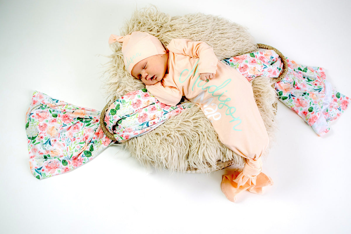 Big Sister Floral Shirt: New Baby Announcement Outfit