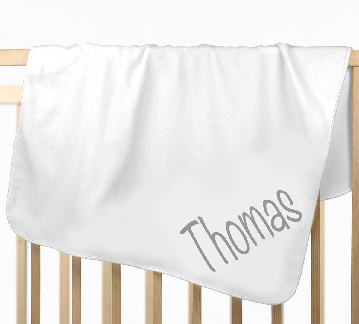 Personalized Baby Boy Blanket: Cotton Swaddling Blanket