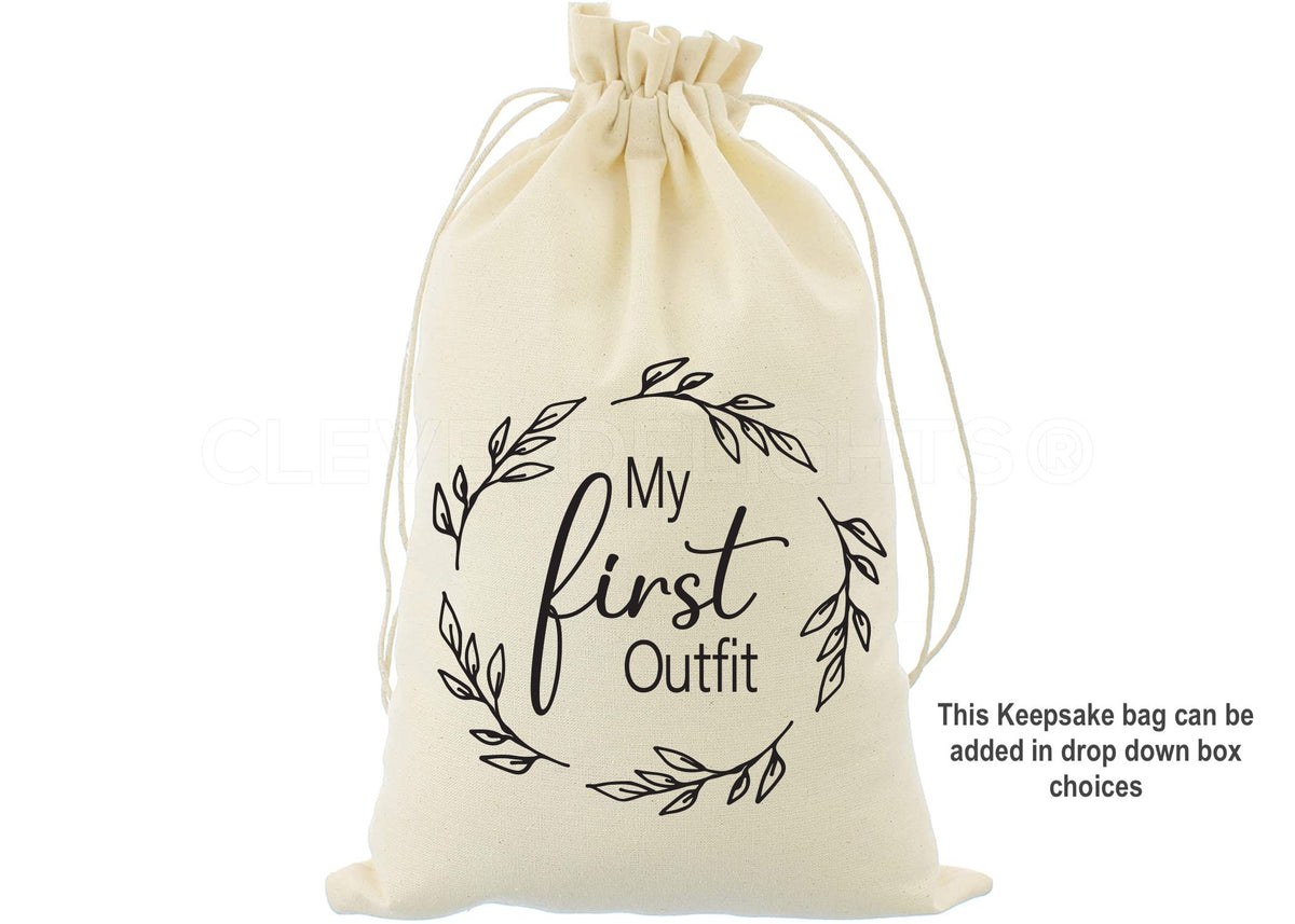 Personalized Newborn Romper: Gender Neutral Baby Coming Home Outfit