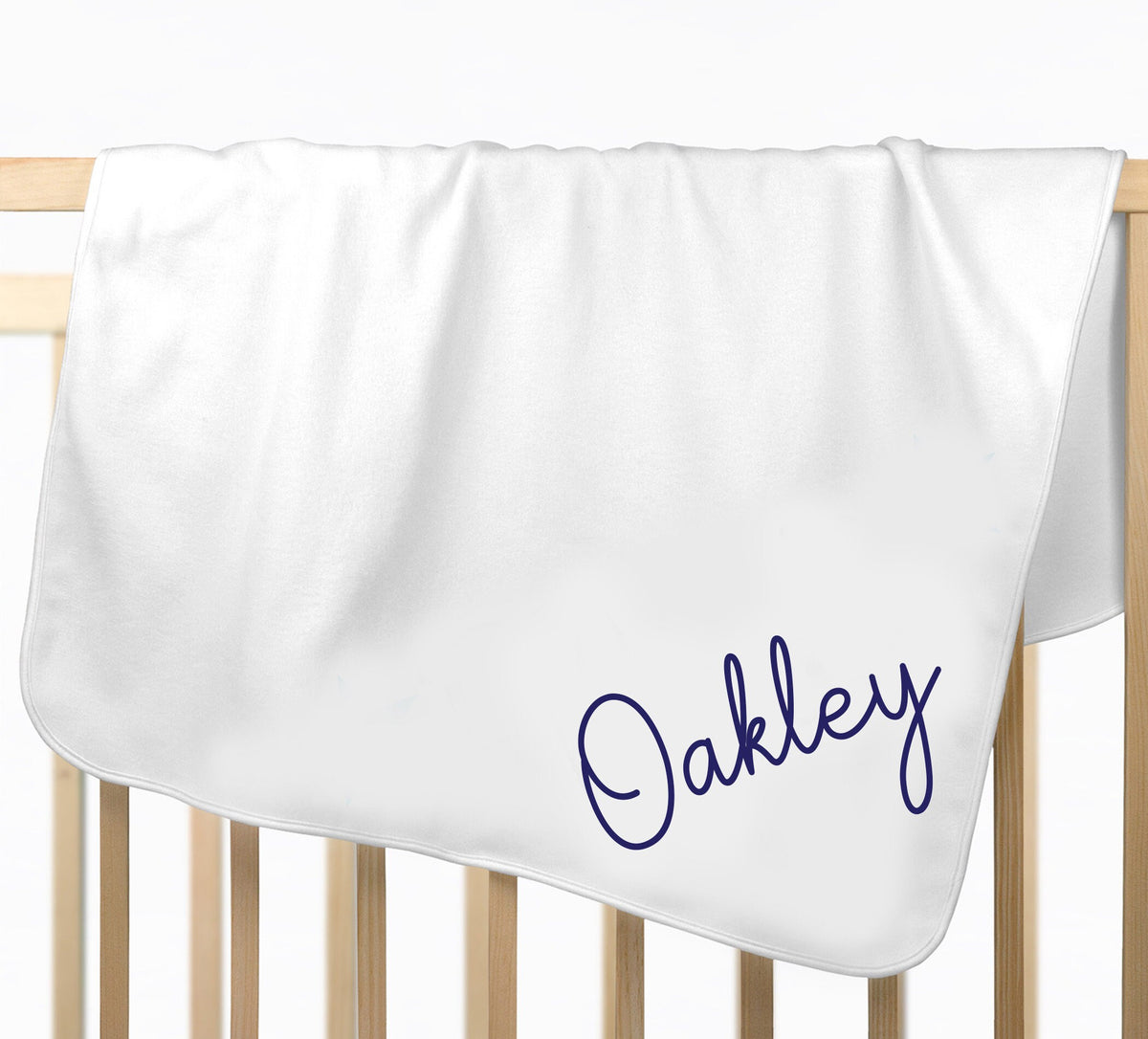 Personalized Baby Boy Blanket: Cotton Swaddling Blanket