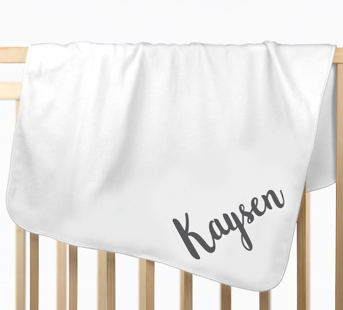 Personalized Baby Boy Blanket: Cotton Swaddling Blanket