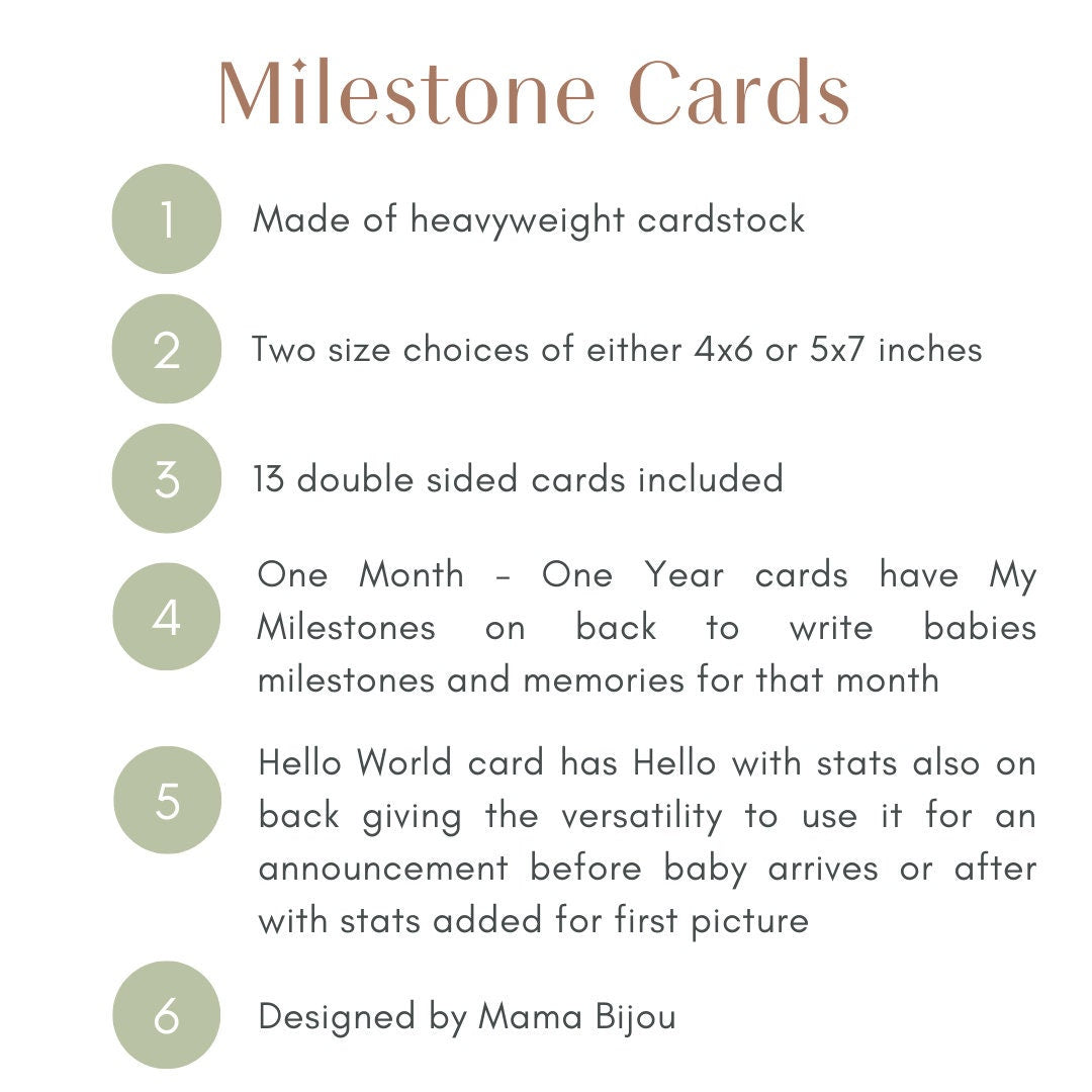 Hibiscus Floral Baby Milestone Cards: Newborn Photo Props