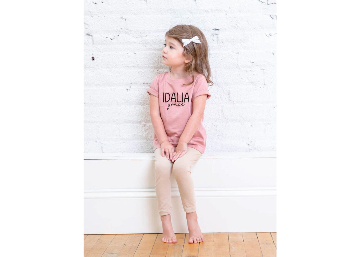 Personalized Organic Cotton Baby Sweatshirt: Custom Name Pullover