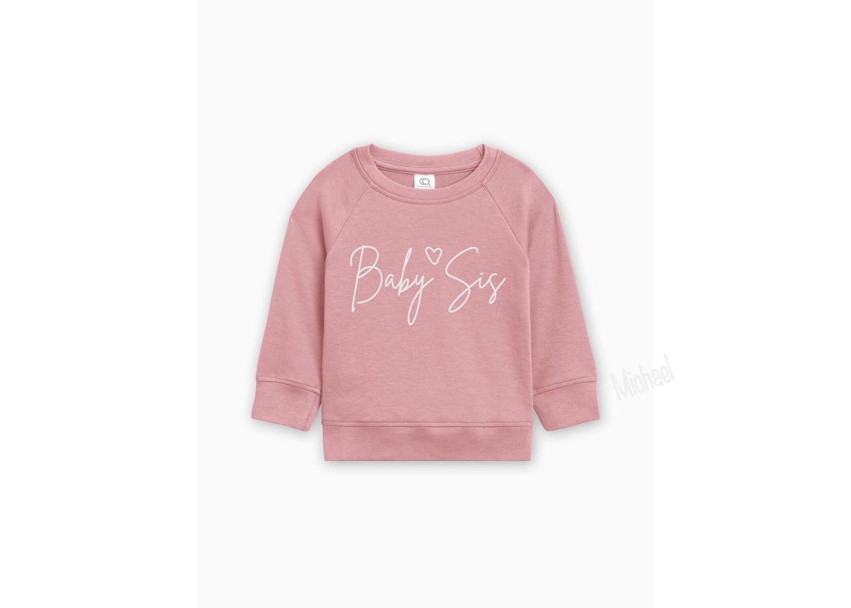 Personalized Organic Cotton Baby Pullover: Custom Name Lightweight Sweatshirt