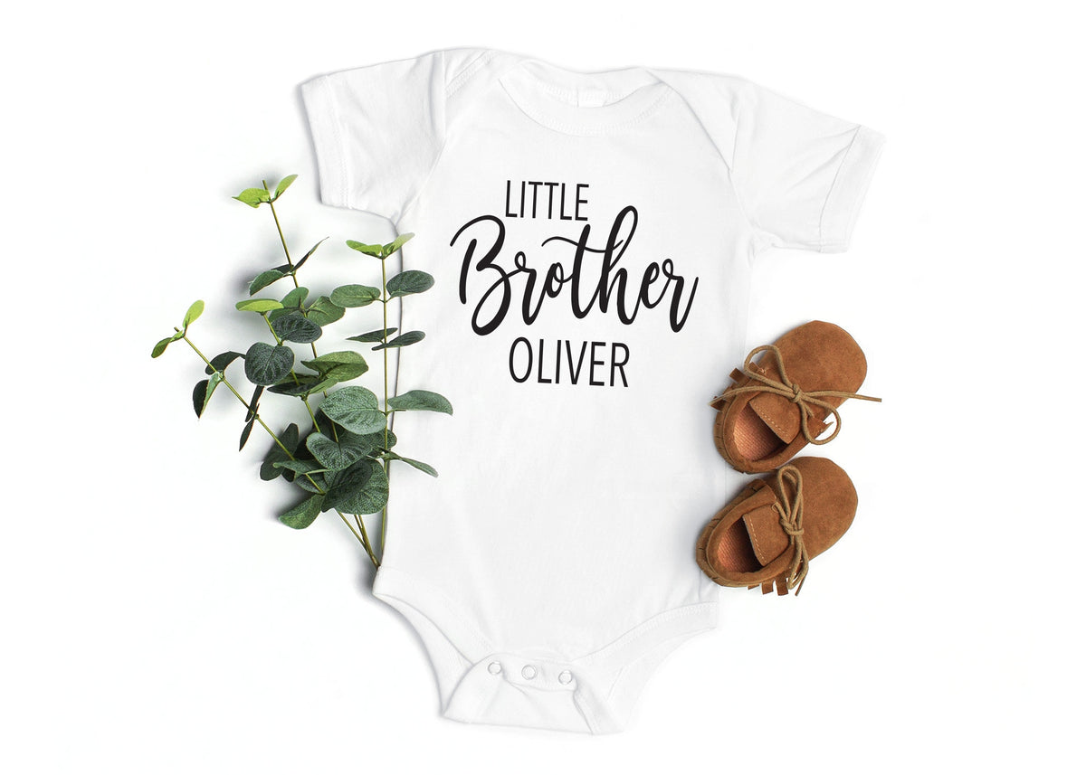 Personalized Sibling Shirt: Big Brother, Big Sister, Baby Announcement