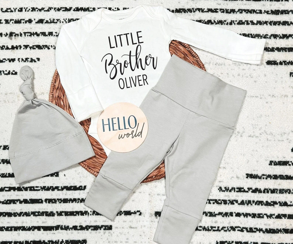 Personalized Sibling Shirt: Big Brother, Big Sister, Baby Announcement