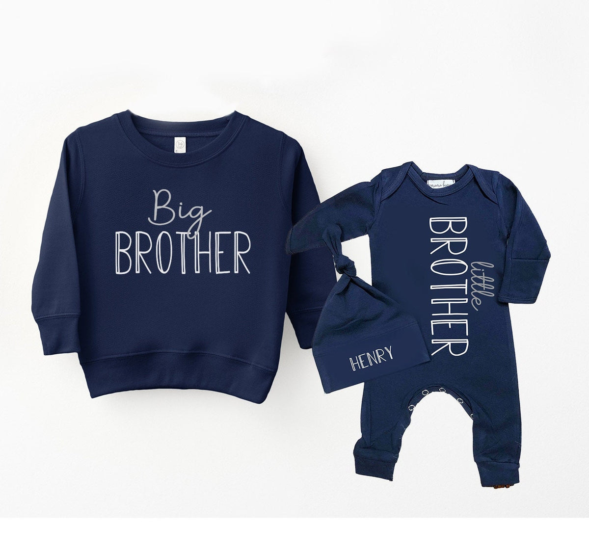 Big Sister Shirt or Little Sister Romper Set: Sibling Announcement