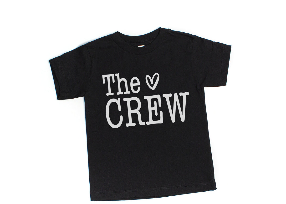Matching Family 'The Crew' Shirts: Triblend Sibling Outfits