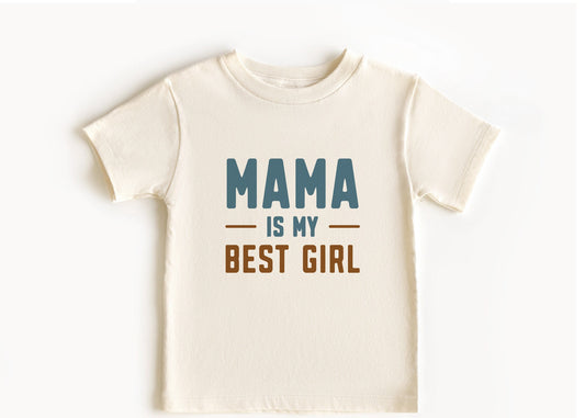 Mama Is My Girl, Mamas Boy Shirt, Toddler Youth and Baby Sizes, Choose Tee Shirt, Organic Pullover Sweatshirt or Newborn Romper New Mom Gift