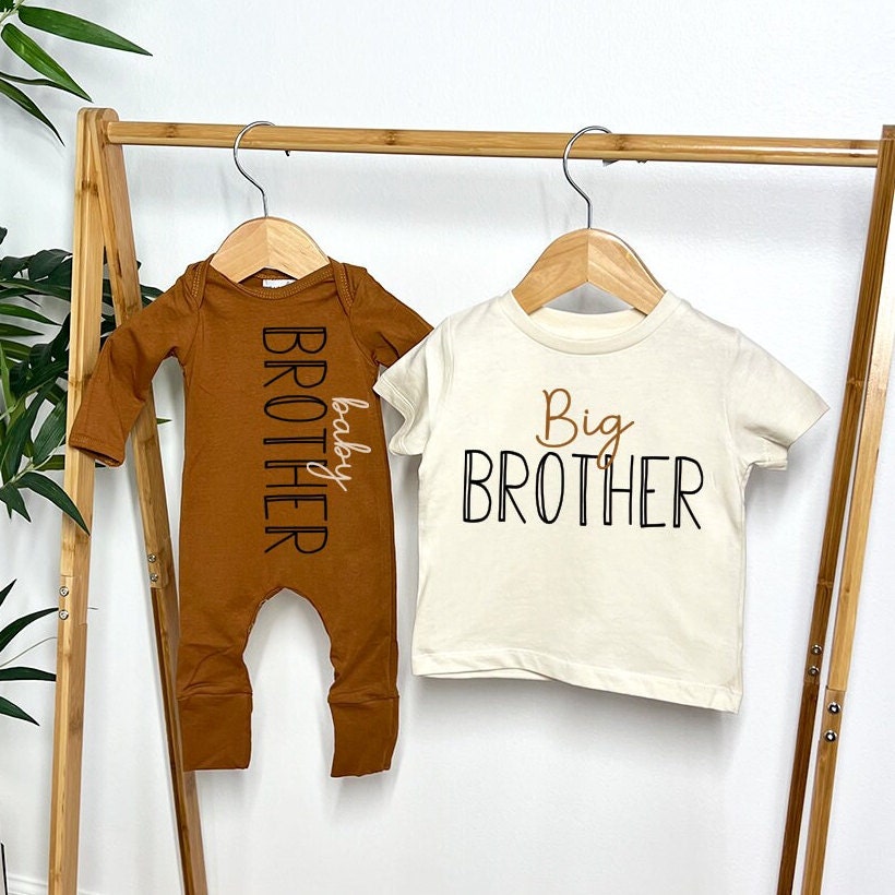 Big Brother Shirt: Sibling Matching Outfit, Baby Coming Home Romper