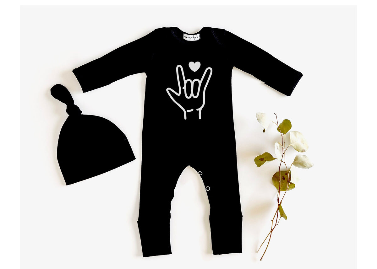 I Love You ASL Shirt: Baby, Toddler, Youth Sign Language Tee