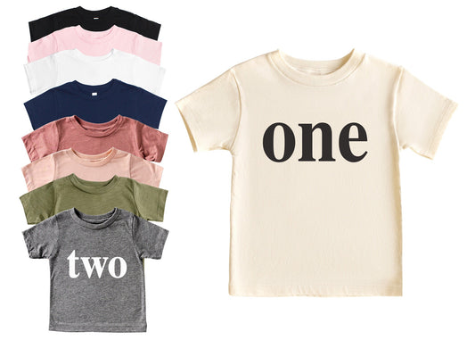 Customizable Kids Birthday Shirt: Gender Neutral Party Tee