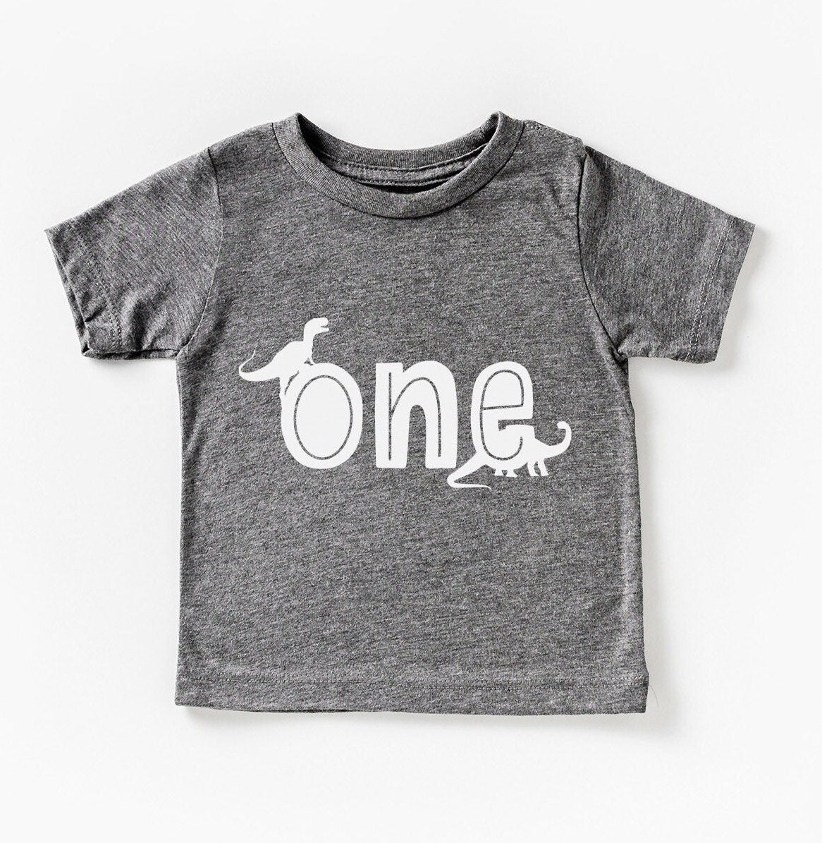 First Birthday Boy Dinosaur Shirt: Toddler Dino Tee