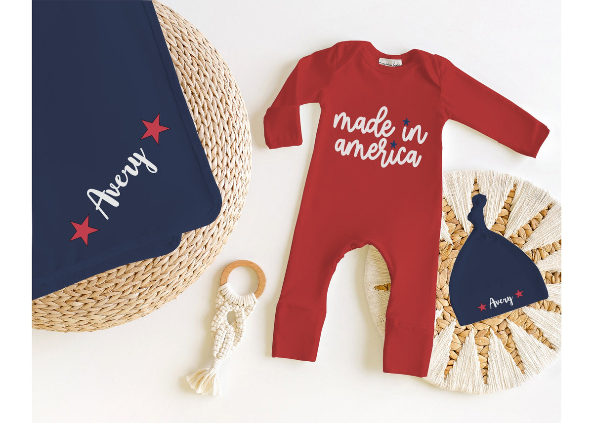 Patriotic Made in America Shirt: 4th of July Tee, Bodysuit, Sweatshirt