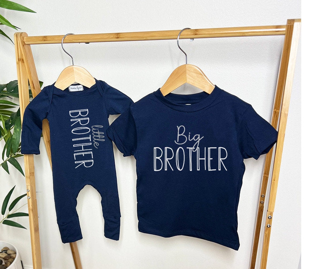 Little Brother Outfit, Newborn Boy Coming Home Outfit Personalized, Little Brother Clothing, Newborn Baby Gift, Sibling Outfits, Lil Brother