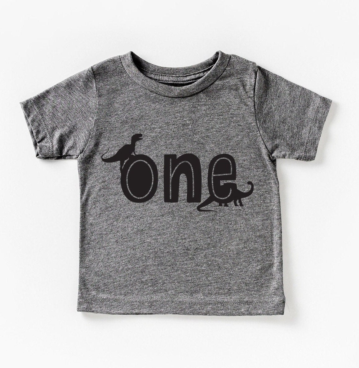 First Birthday Boy Dinosaur Shirt: Toddler Dino Tee