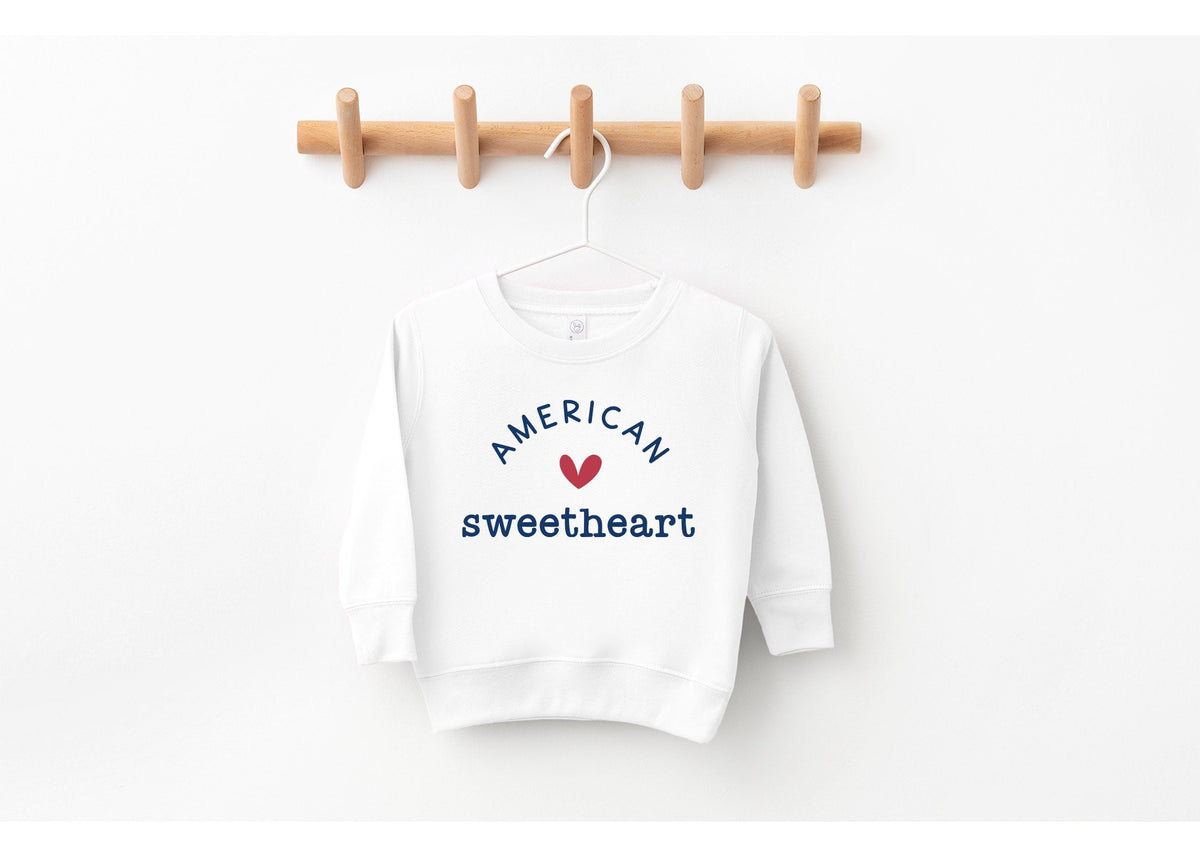 Personalized American Sweetheart Baby Outfit: 4th of July Romper, Hat & Blanket