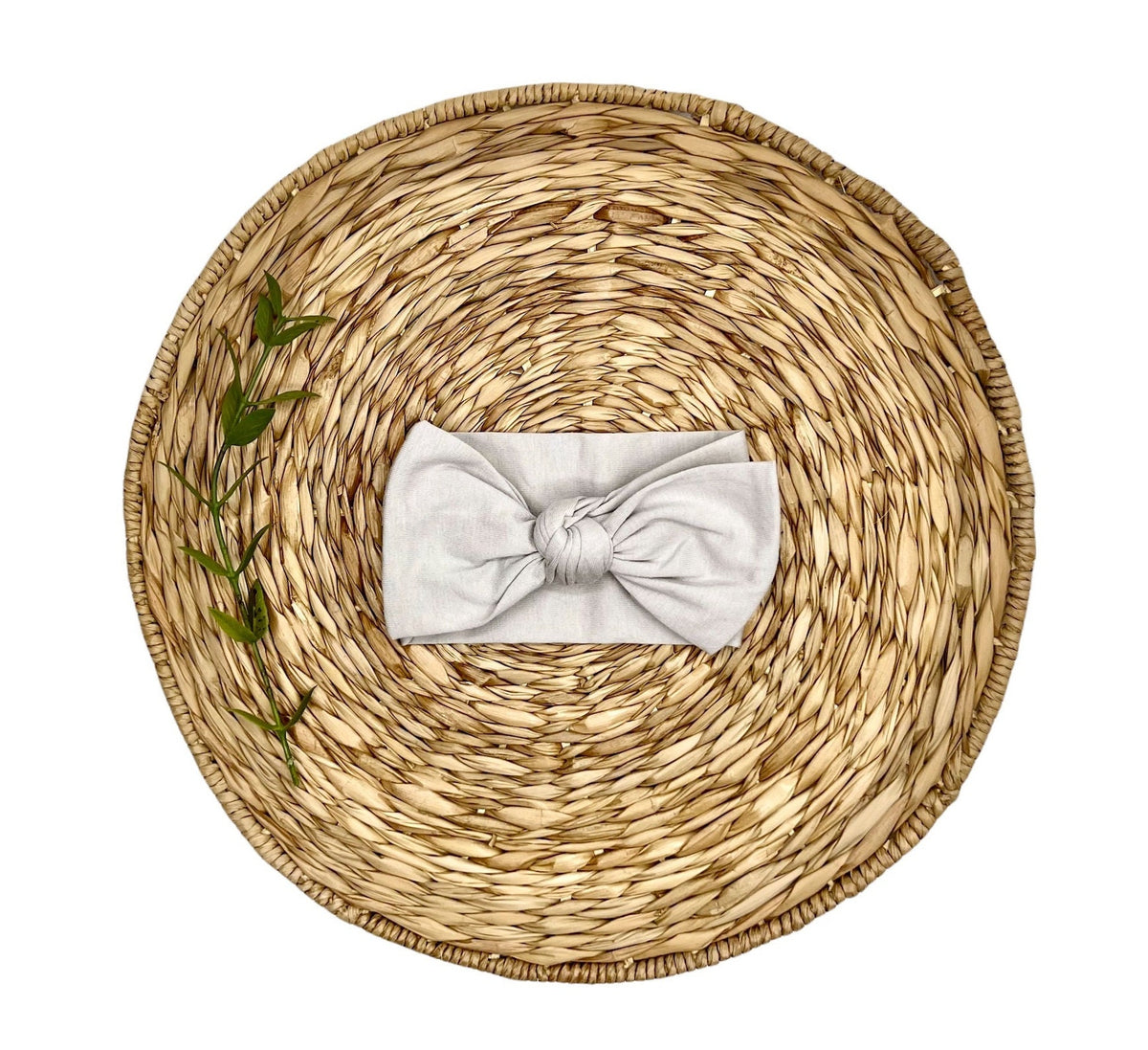 Newborn Knotted Headband: Soft Cotton Baby Girl Headwrap