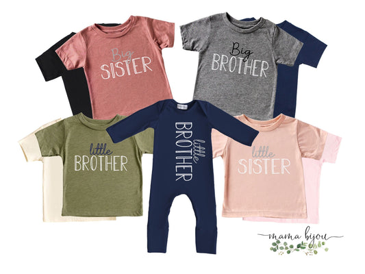 Matching Sibling Shirts: Big Brother, Little Sister, Cousin Outfits