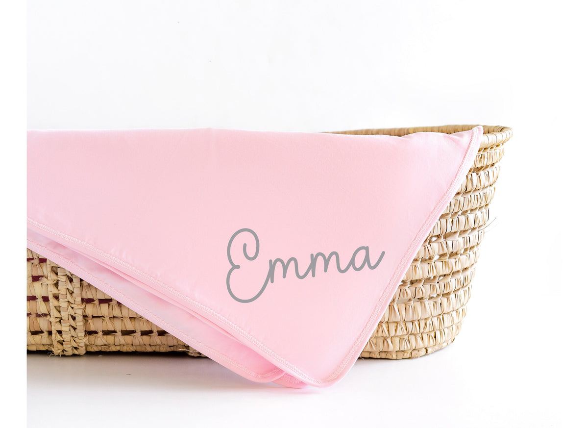 Personalized Baby Swaddle Blanket: Lightweight, Customizable Fonts