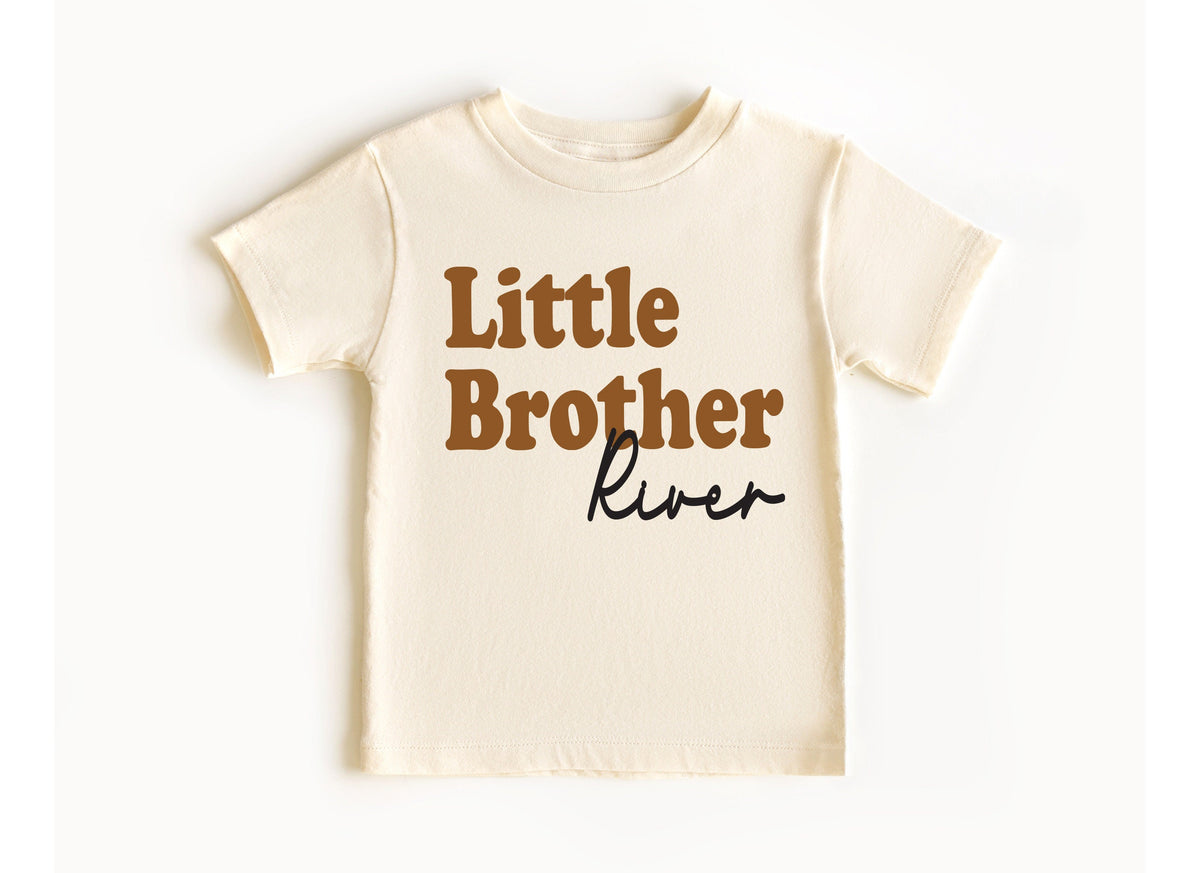 Personalized Sibling Tee: Big, Little, Middle Brother/Sister Matching Shirt