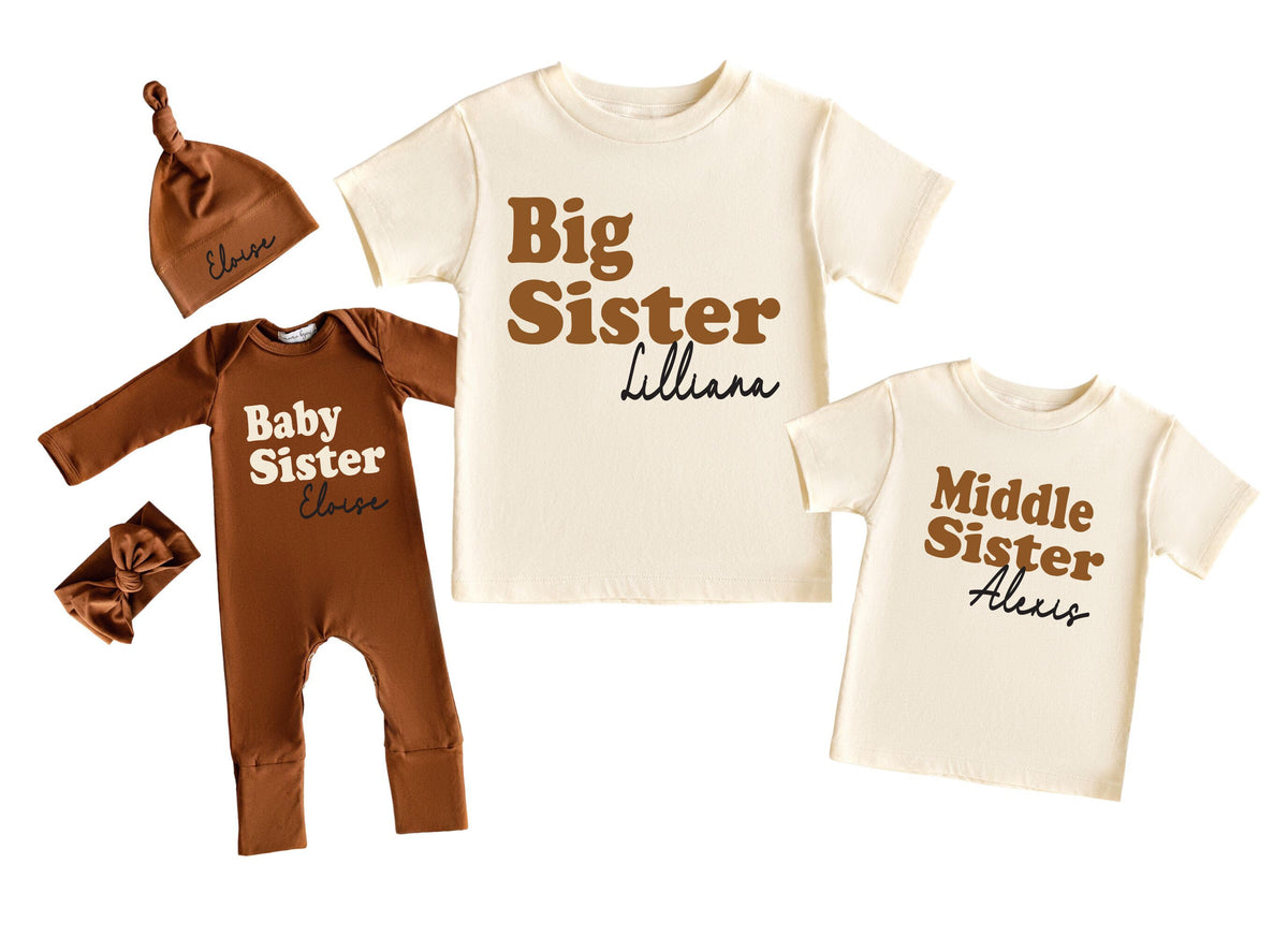 Matching Brother Shirts: Boho Newborn Romper, Personalized Family Outfit