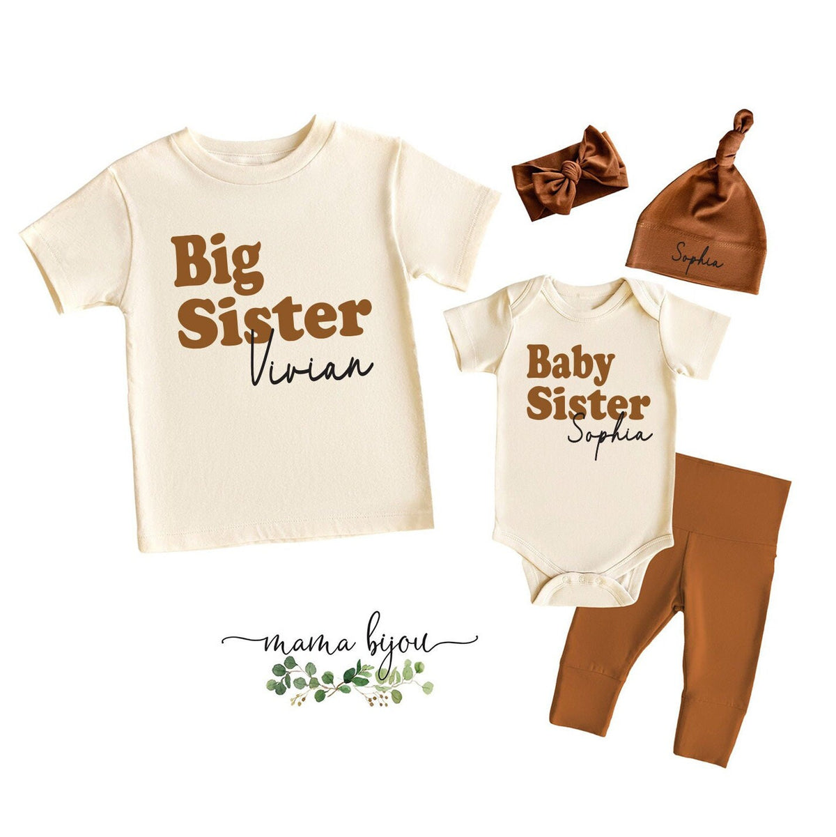 Matching Sibling Shirts: Boho Big Brother, Little Sister Outfit