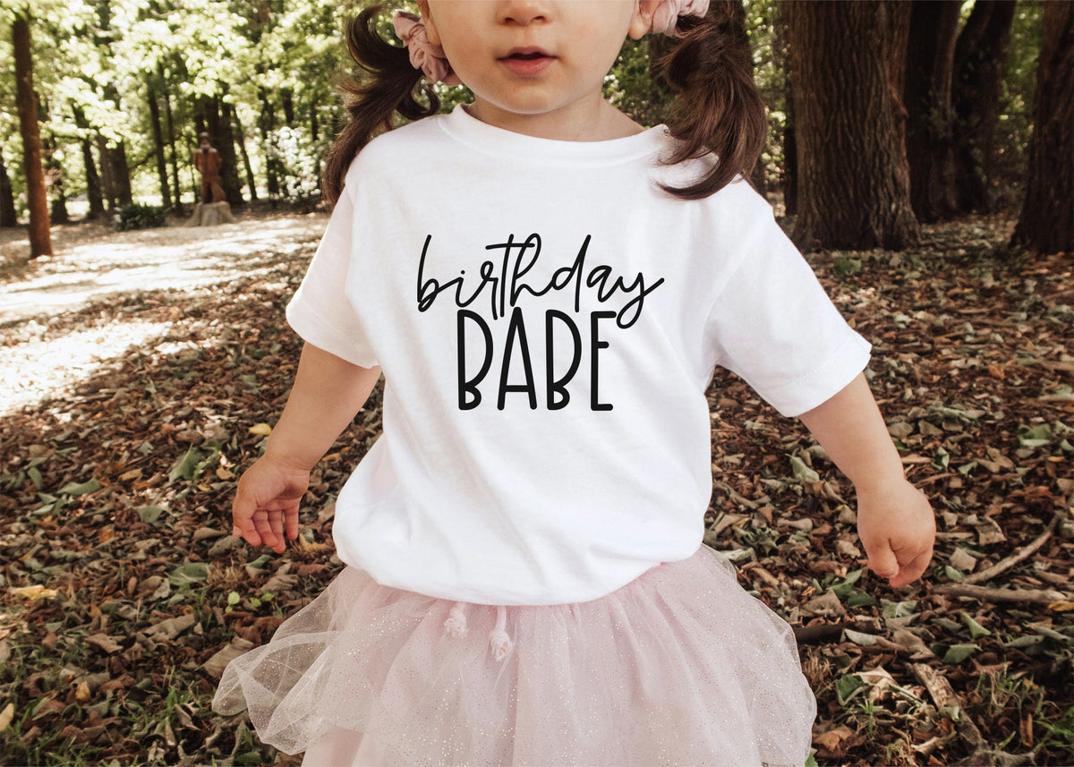 Birthday Babe Shirt: Kids Birthday Party Tee