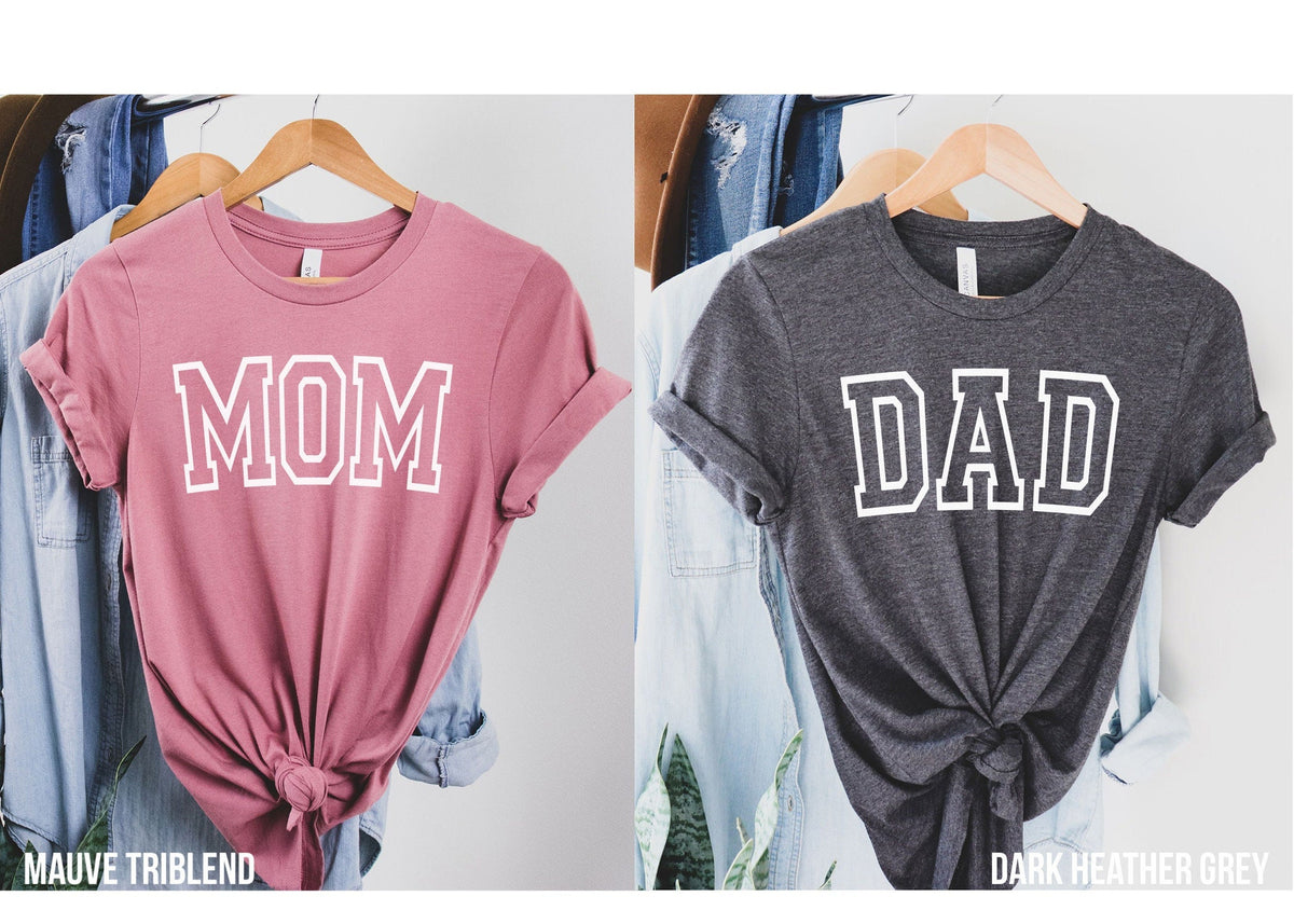 Matching Family Varsity Shirts: Mom, Dad, Baby & Mini Sibling