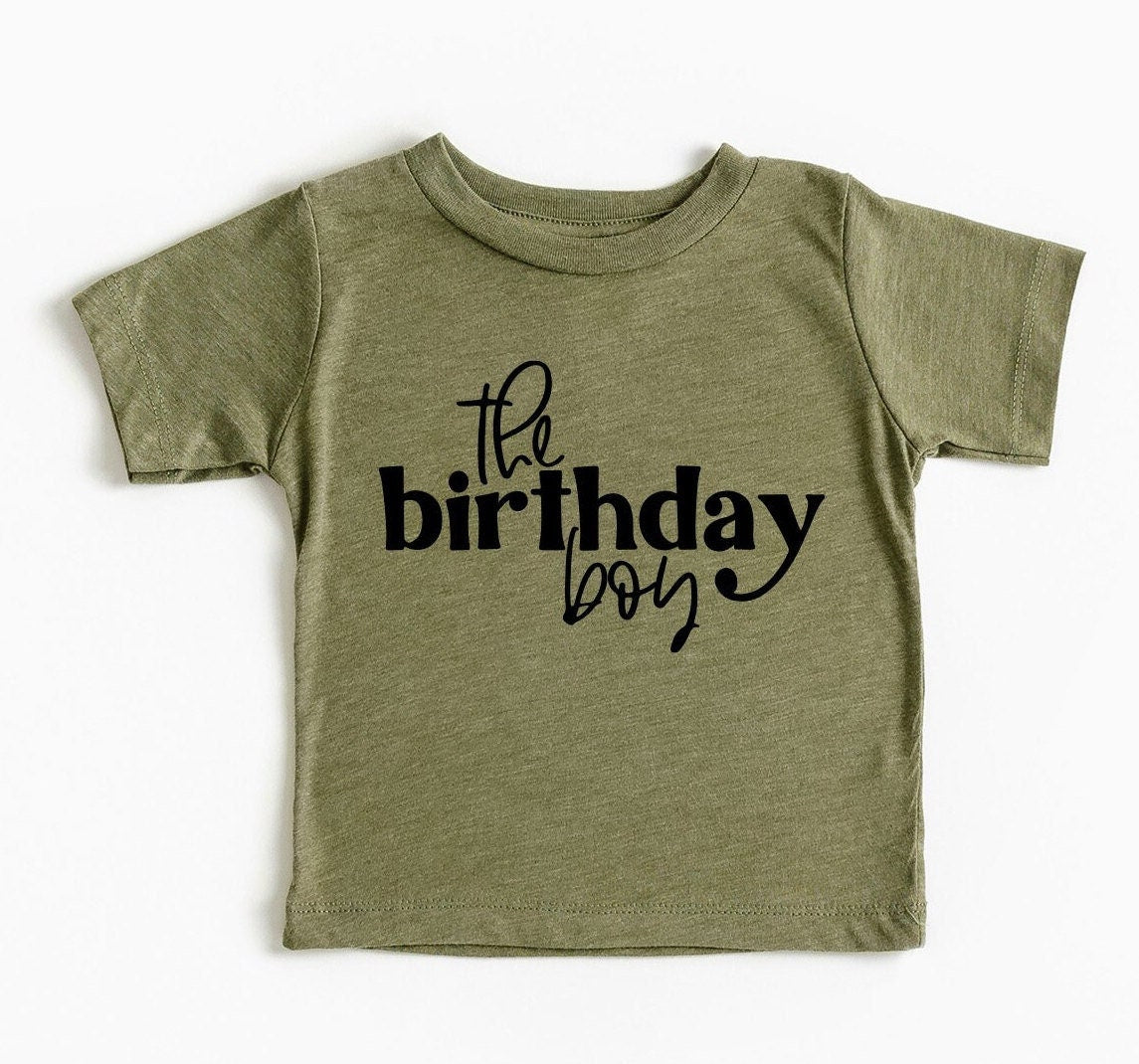 Birthday Boy Shirt: Toddler & Baby Sizes